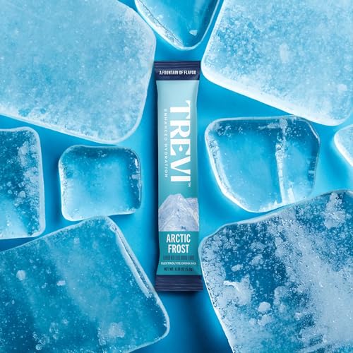 Image of TREVI Electrolytes Powder Packets, Sugar Free Hydration, Arctic Frost | 28 Count Essential Daily Drink Mix, 0 Sugar, Magnesium, Potassium, Vitamin C, Calcium, B6 & B12 Vitamins