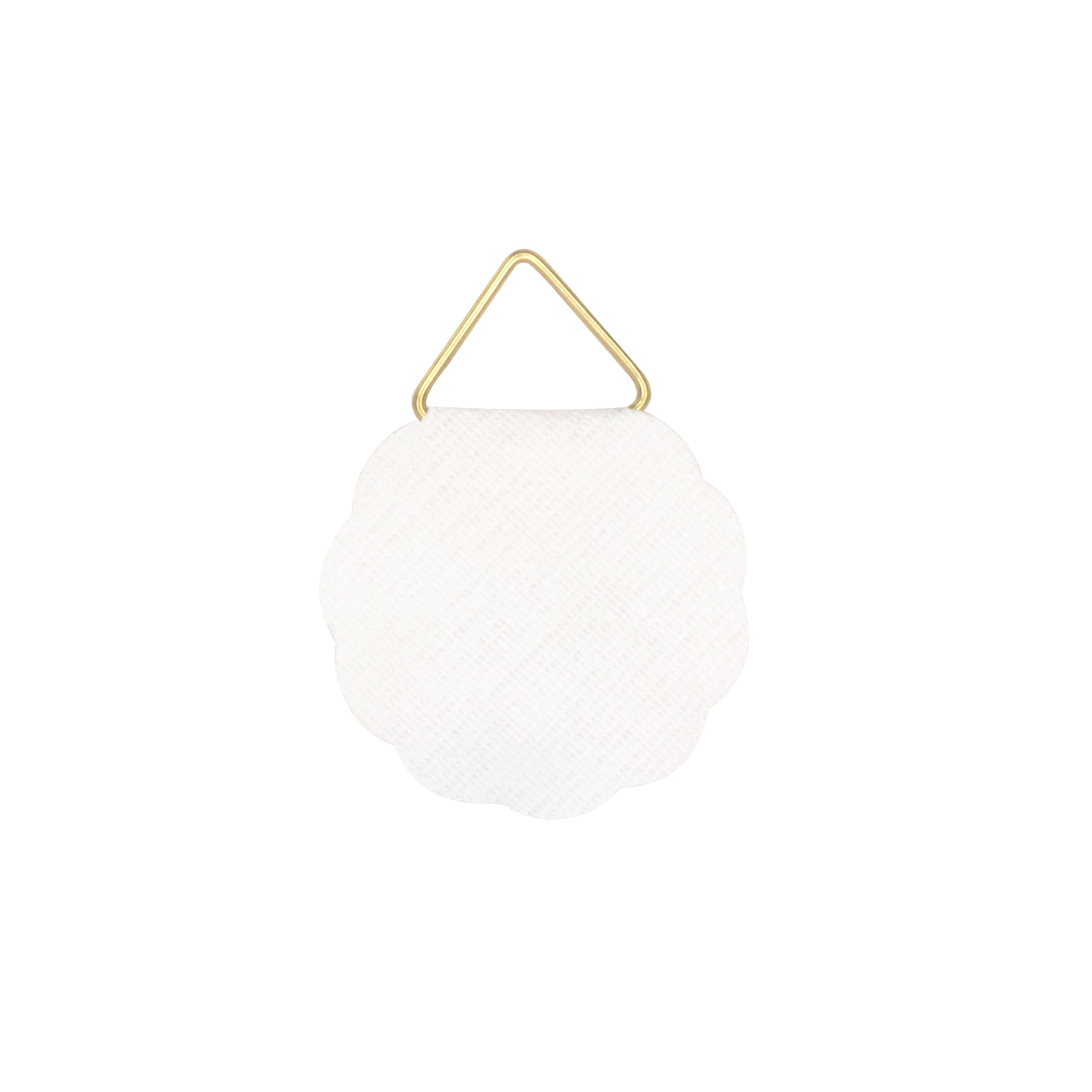 KLEBESHOP24 Bilderhaken zum Kleben | Bildaufhänger selbstklebend | aus Gewebe mit Metallöse | nassklebend | verschiedene Durchmesser/Ø 30 mm, 10 Stück