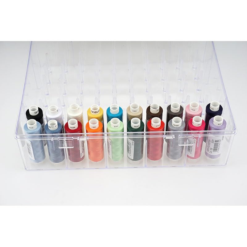 Nähwelt Flach Toldi Gütermann Acryl-Garnbox (gefüllt mit 20 Farben/ 500 m 0,004€/m)