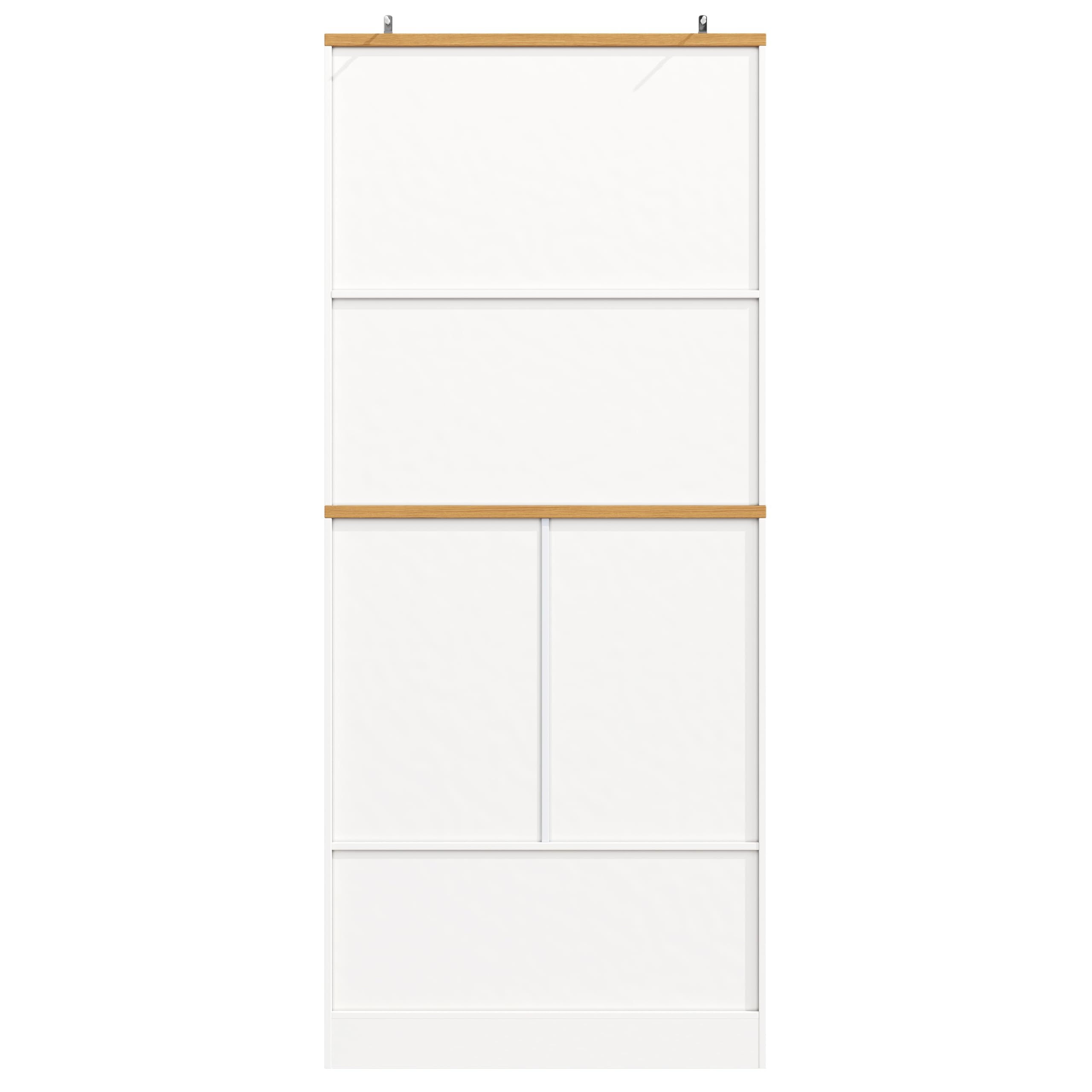 Hochwertiger Küchenschrank mit 12 Türfächern & Schubladen (80x40x180cm), Snack-Aufbewahrungsschrank aus MDF & Spanplatte, Buffetschrank für Esszimmer, Küche, Wohnzimmer