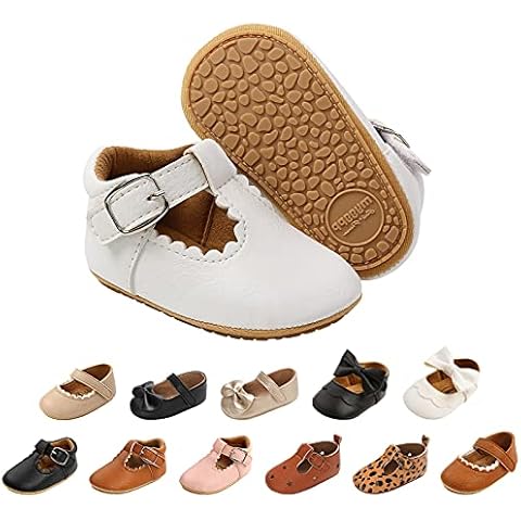 Baby Girls Mary Jane Anti-Slip Walking Shoes Cover
