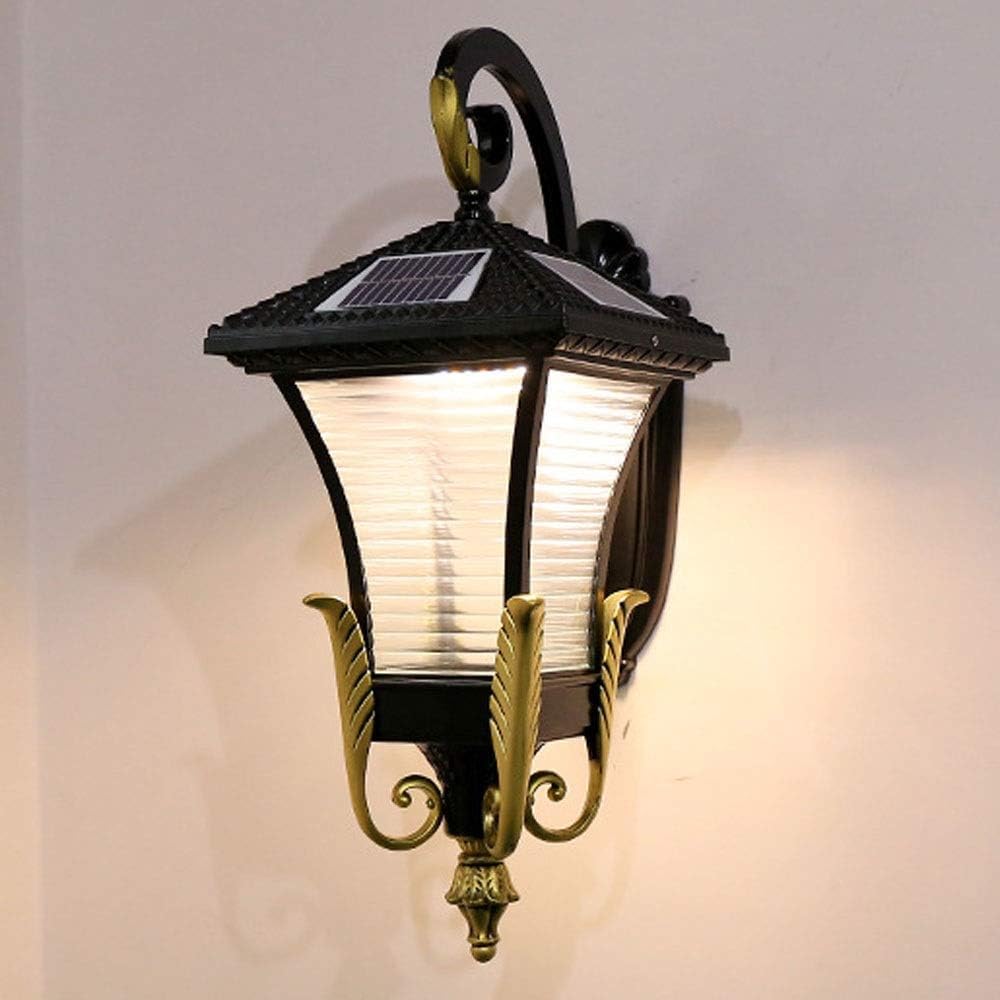 Wodoodporny Zewnętrzny Kinkiet ścienny Led W Paski Trzykolorowy ściemniany Zewnętrzny Kinkiet ścienny Zewnętrzne Lampy Solarne 50Cm