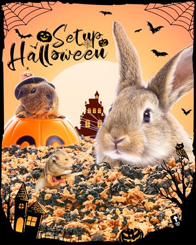 Image of BUCATSTATE Paper Small Pet Bedding 99% Dust-Free, Halloween Decor 70L