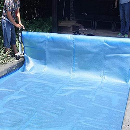 Cubierta de Piscina Solar Manta de Aislamiento térmico de Burbujas de Servicio Pesado con Ojales Anti-evaporación a Prueba de Polvo para bañeras de hidromasaje y spas