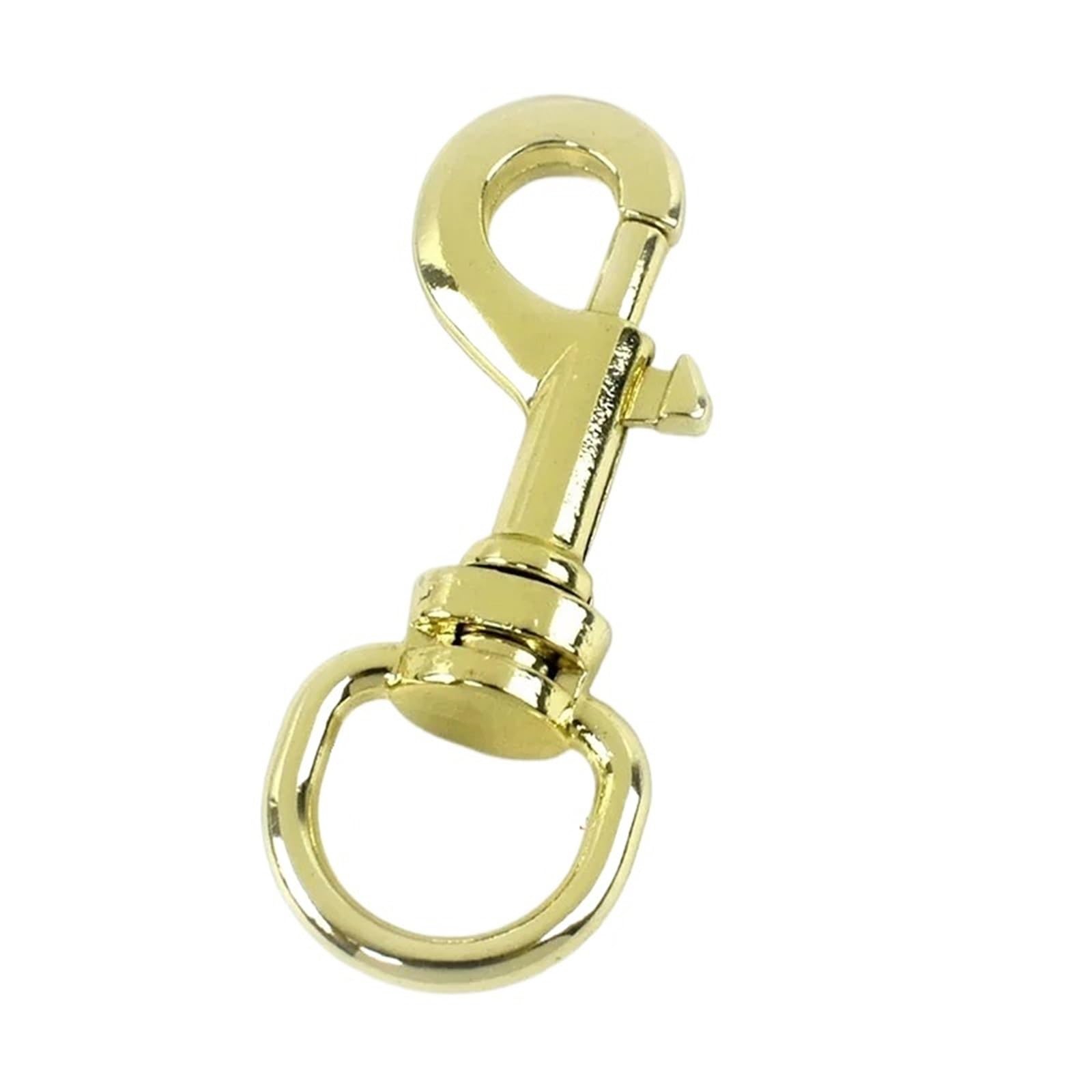 Ganchos De Metal Giratorio 5/10/20Pcs 11/15mm Metal Buckle Bag Strap Keychain Swivel Trigger Clips Lobster Clasp Dog Collar Snap Hook(PaleLightGold-15mm,20Pcs)