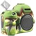 Produktbild First2savvv Grün TPU Gummi Ganzkörper- präzise Passform Kameratasche Fall Tasche Cover für Canon EOS 5D MarkIV. 5D MkIV - XJPT-GJ-5D4-06G11