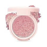 ETUDE Air Mousse Eyes (#PK002 Pink Picnic)(21AD) | Metal Glitter Eyeshadow That Gives Out a Dazzling Sparkle Effect with Different Types of Pearls | K-beauty