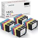 SMARTOMI 18XL Cartucho de Tinta Compatible con Epson 20 Multipack 18XL para Epson Expression Home XP-322 XP-215 XP-205 XP-225 XP-305 XP-325 XP-422 XP-405 XP-415 XP-425 XP-315 XP-312 XP-425 Series