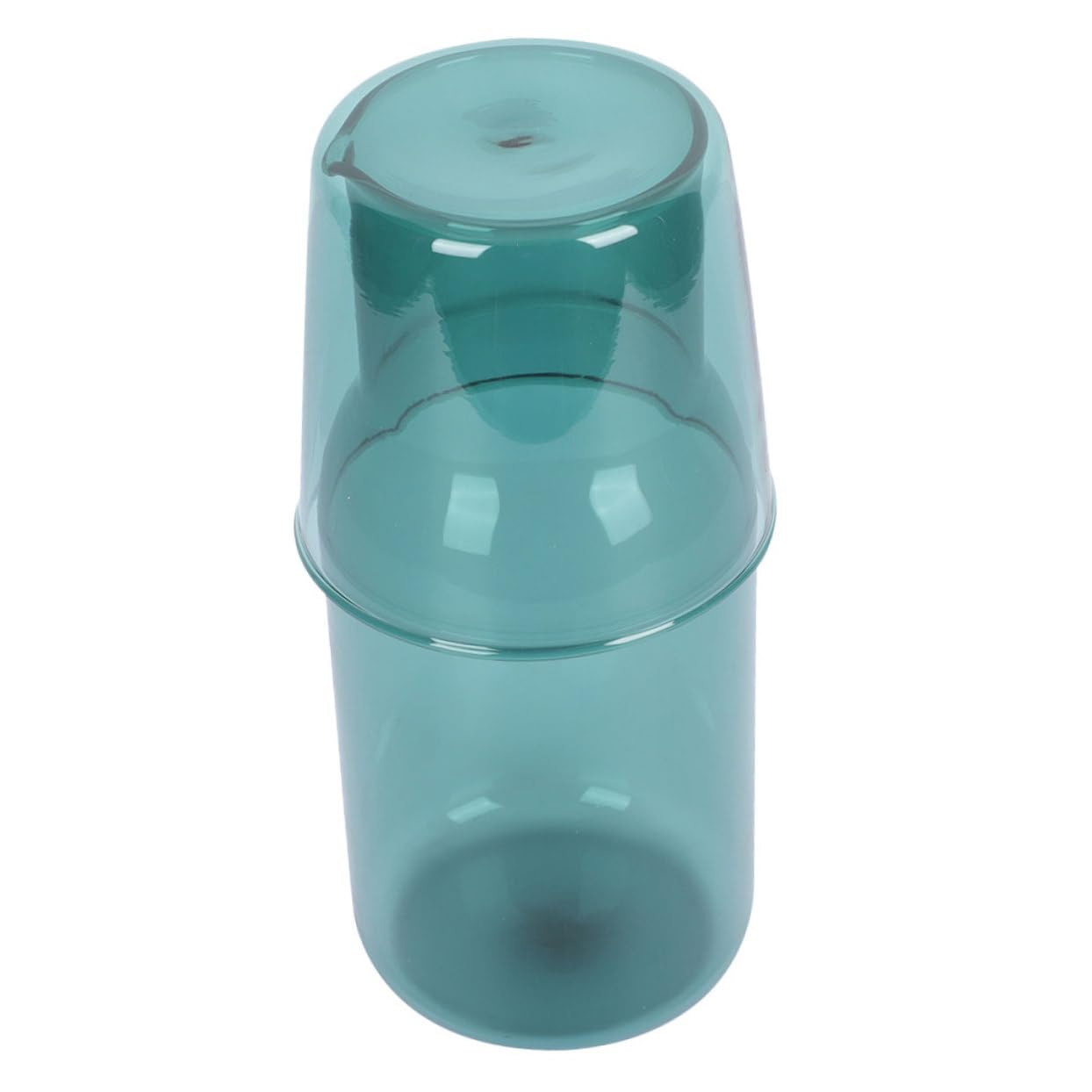 COLLBATH 550ml Heat Resistant Glass Tea Pot Set Green for Coffee/milk/hot Beverage