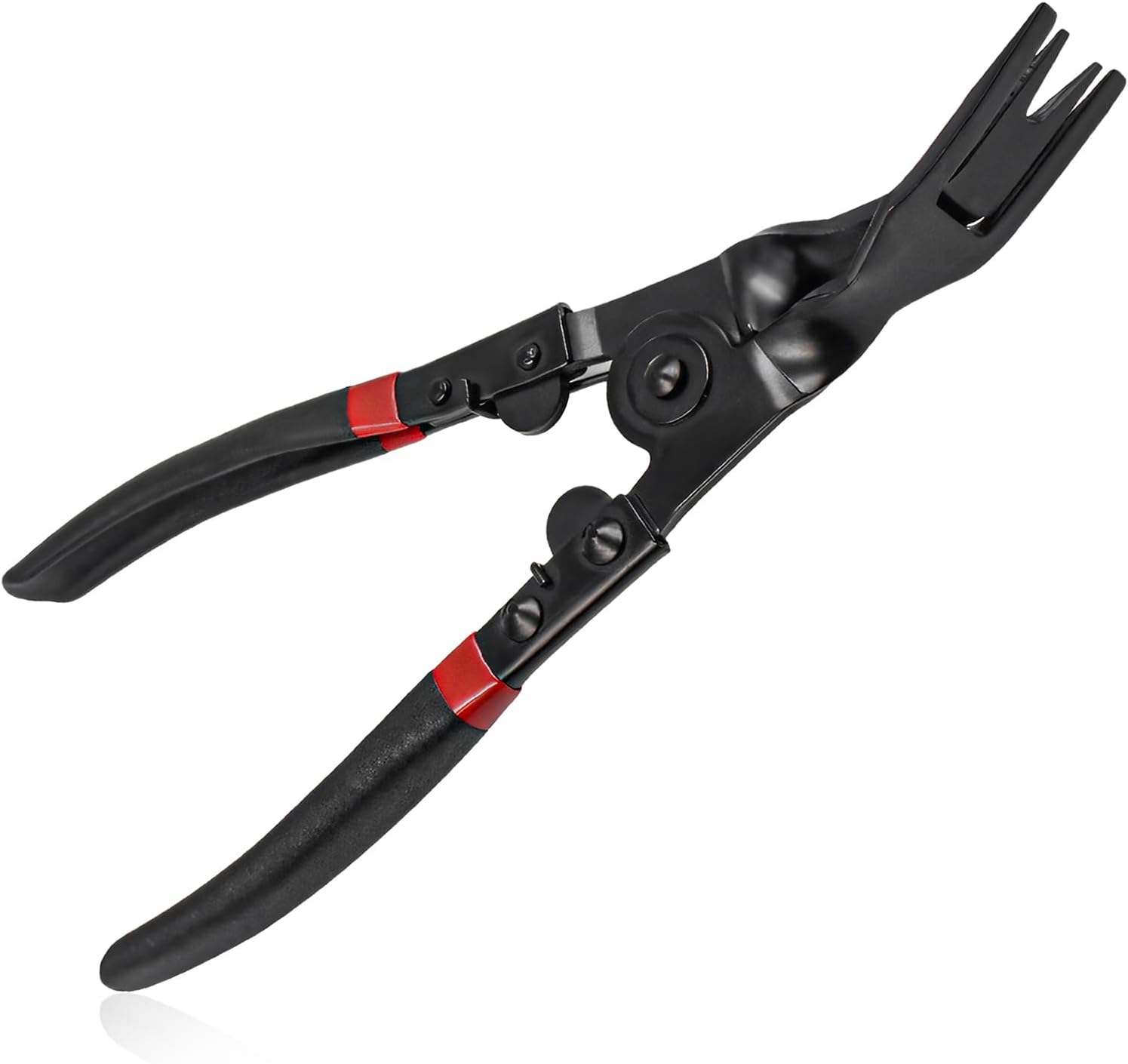 Panel Clip Removal Pliers, Non-Scratch Auto Door Panel Trim Clip Remover Push Pin Pliers, Upholstery Panels Fastener Removal Tool for Radio Audio Dashboard Anchors