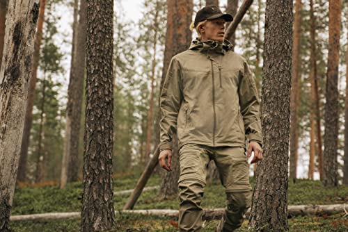 Pinewood Finnveden Hybrid Zip Off Stretch Hose für Herren. Für Outdooraktivitäten wie Wandern, Trekking, Jagd, Hundesport (C48, 400 Black)