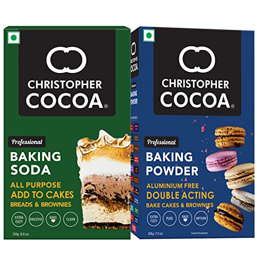 Christopher Cocoa Baking Soda All Purpose 250g, Baking Powder Aluminium