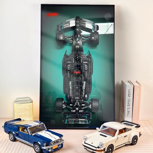 Cadre Mercedes-AMG F1 W14 pour briques Technic 42171 | Support mural 75x45 cm