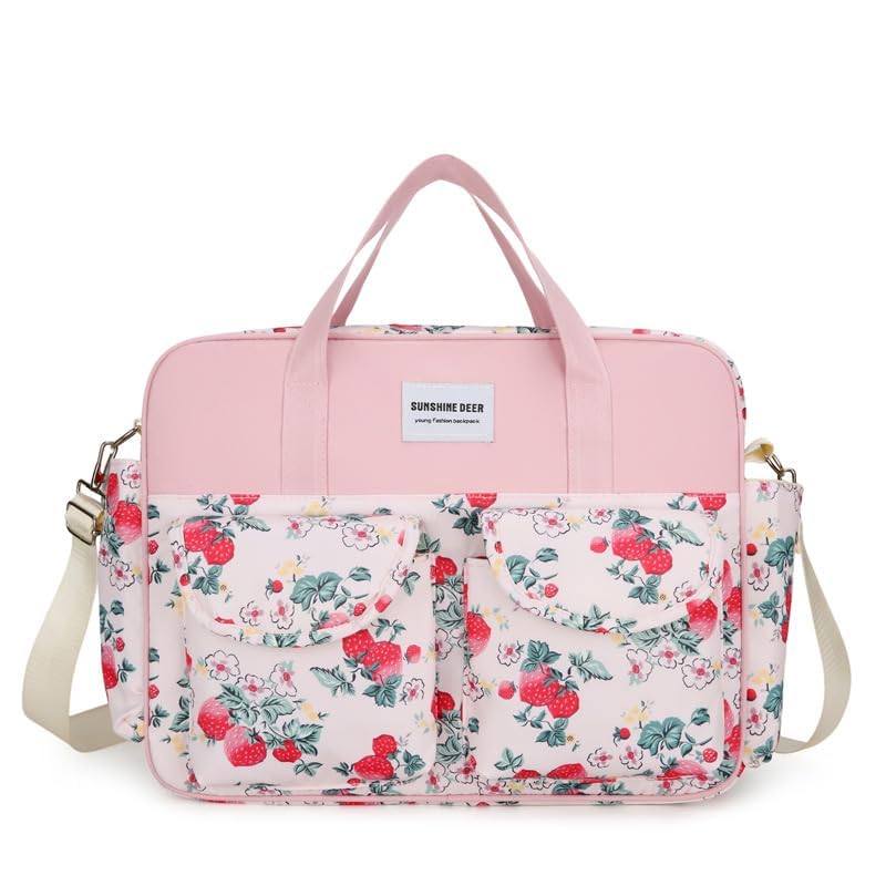 Image of Winnies Baby Diaper Bag for Moms | Travel Maternity Nappy Messengers Tote with Multiple Pockets | Large Capacity Stylish Bags for Baby Essentials