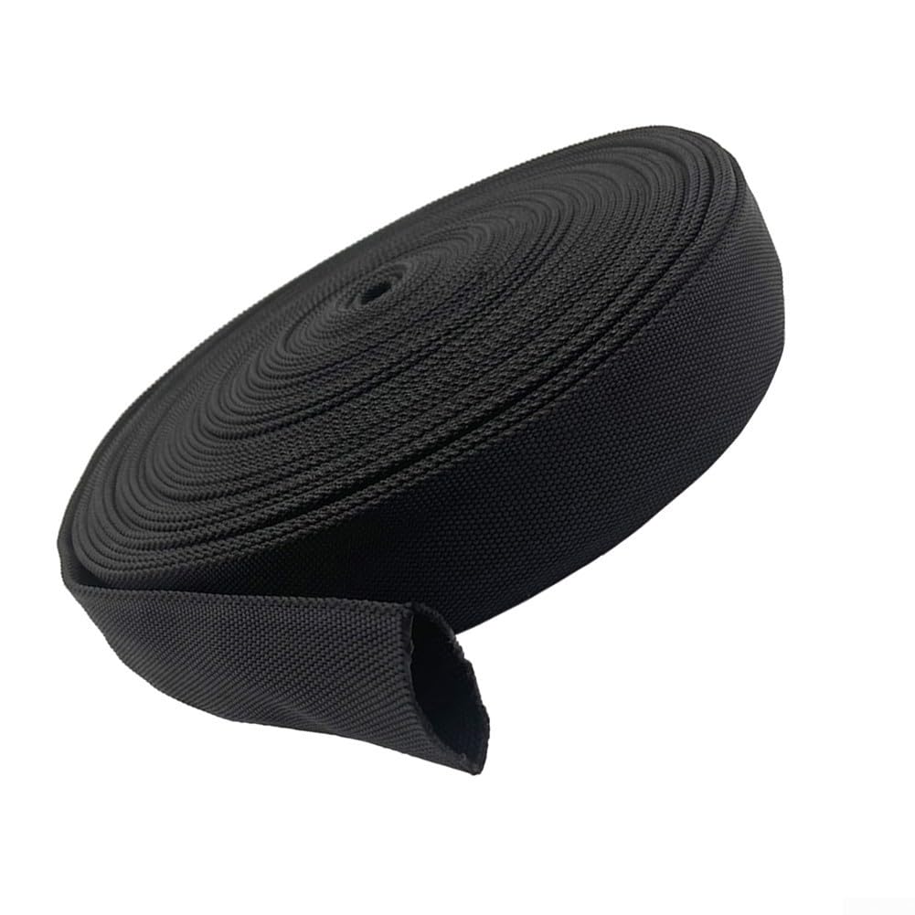 Manguito Hidráulico de Nailon contra Abrasión y Fuego para Mangueras Industriales Negro al Calor Soldadura 1 (56MM)