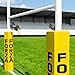 FORZA Rugby and Football Post Protector Pads | World Rugby Regulation Foam Padding (6ft) – Weatherproof PVC Covers – Fits Posts Up to 4inch Diameter – Easy Hook & Loop Fastening (Pack of 1)
