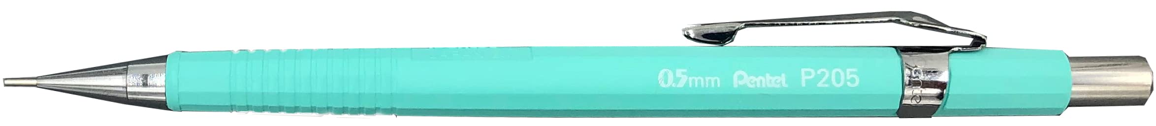 Pentel P200 Series - Porta mine tecnica gamma pastello, 0,5 mm, corpo verde pastello, confezione da 12