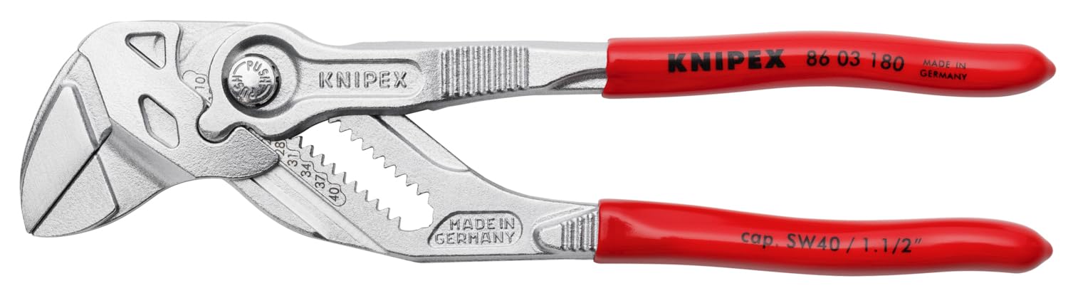 クニペックス プライヤーレンチ 86 03 180 KNIPEX（クニペックス） プライヤーレンチ180mm〔8603-180〕 : プロ