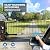 TOPENS AT12131 Single Swing Gate Opener Heavy Duty Automatic Gate Motor for Single Swing Gates Up to 18ft, Electric Driveway Gate Operator AC Powered with Remote Control Kit Solar Compatible