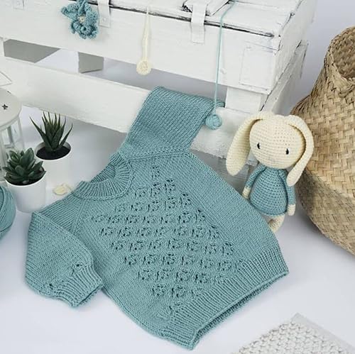 Image of Baby Dream Soft Yarn - 100% Acrylic, Premium Anti-Pilling, 3.5 oz (100g), 273 yds - Soft Yarn for Crochet and Knitting Projects (Sage)