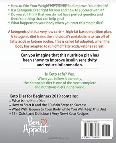 Keto Diet for Beginners 2019: 10 Simple Steps to Keto Success. Easy and Healthy Everyday Ketogenic Diet Recipes You’ll Love