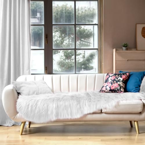 Ciicool Ultra Soft Faux Sheepskin Fur Rug Fluffy Rug For Bedroom Fuzzy Carpet For Living Room Kid'S Room Nursery Decor thumb #1