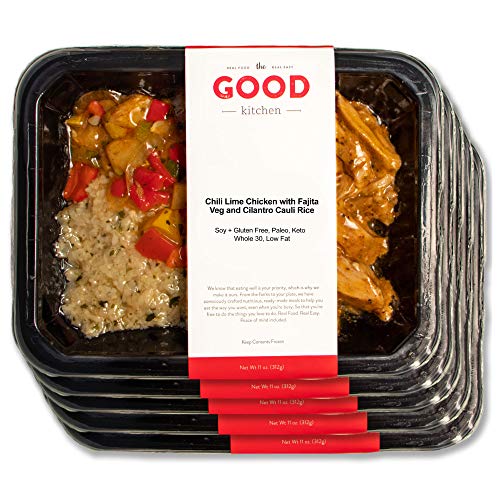 The Good Kitchen Healthy Fully Prepared Frozen Meals Variety Pack | Paleo, Whole30, Gluten-Free Individual Meals | 11 Ounce (Pack of 5)