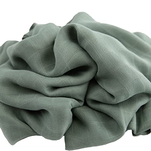 Image of Little Unicorn - Sage Deluxe Swaddle | Single | 100% Rayon Muslin from Bamboo | Super Soft | Newborns and Infants | Large 47 inch x 47 inch | Machine Washable