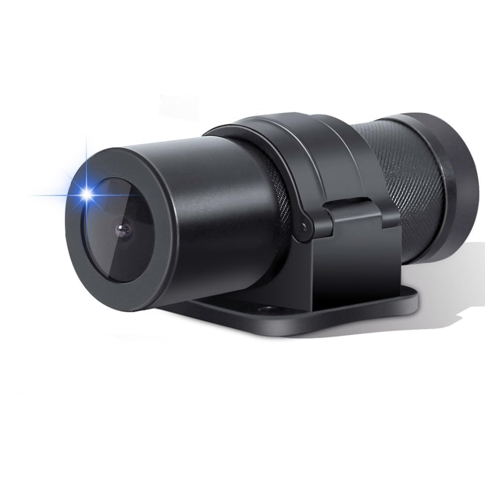 Telecamera portatile WiFi VSYSTO per casco da bici e moto, accensione/spegnimento automatico, lente HD 1080P grandangolare da 150° con visione notturna, action camera, sensore G, registrazione in loop