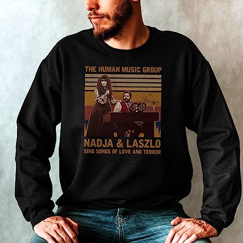 The Human Music Group Nadja and Laszlo Vampire Shadow Vintage Retro Tshirt - Gift Idea Hoodie Sweatshirt T-Shirt Multicolored2