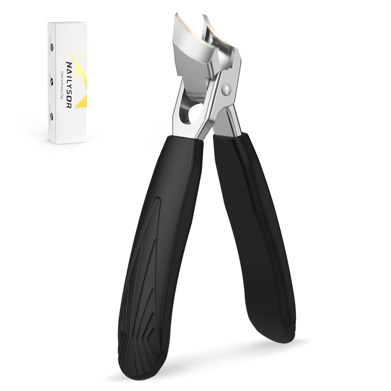 Eagle Beak Angled Nail Clippers for Thick Ingrown Toenails 45 Slanted Toe Nail Clippers with Precision Powder-Forged Blades