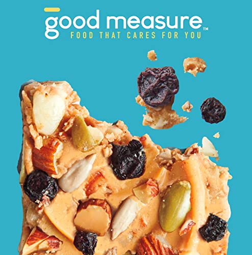Good Measure Bars, Almond Butter & Blueberry - Zero Added Sugar, 5G Net Carbs, 7G Protein - Nutrient-Rich Low Carb Snack, Keto Friendly Food - Little Impact On Blood Sugar - Made In The Usa #TOP6