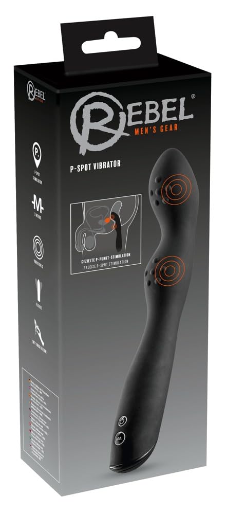 Rebel P-Spot Vibrator-05973840000 Black One Size