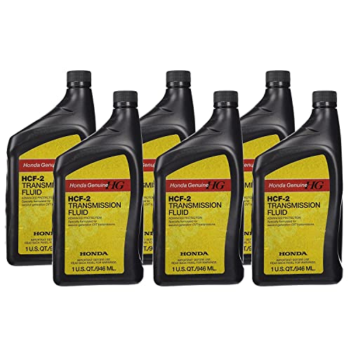 Genuine OEM HCF-2 CVT 6 Quarts Automatic Transmission Fluid (6x1 Qt) For Honda