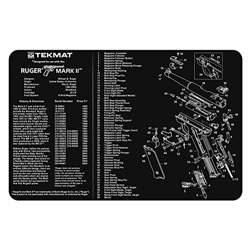 TekMat Gun Cleaning Mat for use with Ruger Mark II