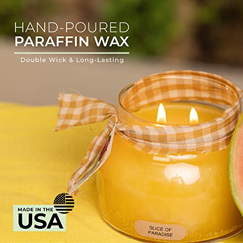 Acheerfulgiversliceofparadisemamascentedglassjarcandle22ozwithlidtruetolifefragrancemadeinusa Urban Country Home Decor A cheerful giver slice of paradise mama scented glass jar candle 22oz with lid true to life fragrance made in usa urban country home decor