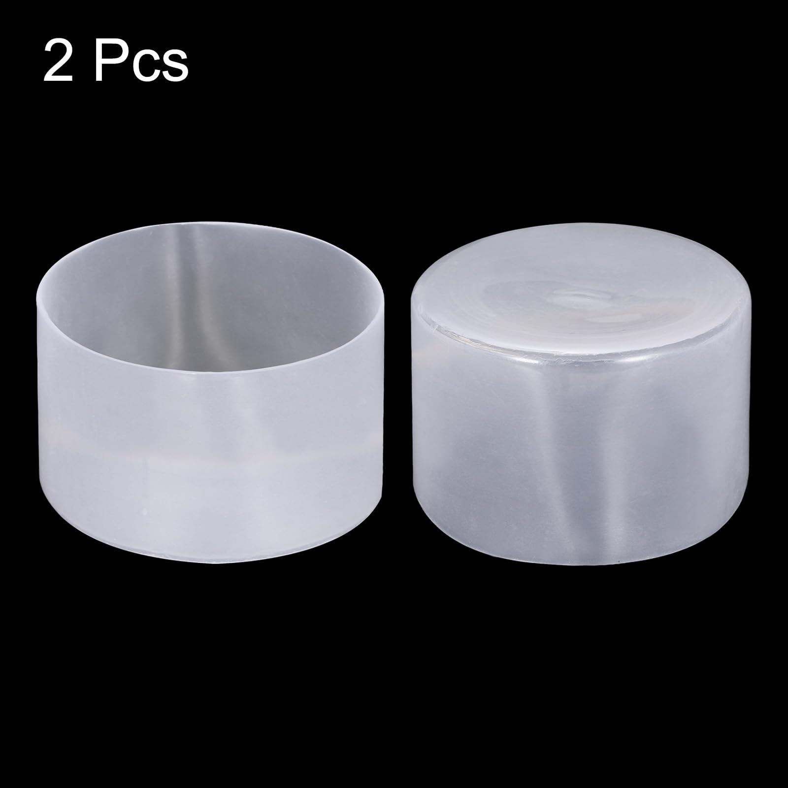 sourcing map Lot de 25 embouts en caoutchouc vinyle PVC pour tube
