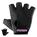 Contraband Pink Label 5057 Womens Basic Lifting Gloves (PAIR) (Black, Medium)