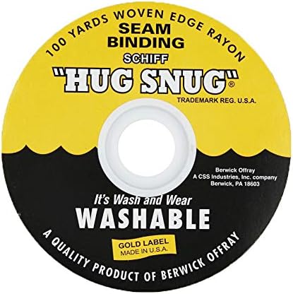 100yds 1/2" Schiff Seam Binding Hug Snug Ribbon Color Peacoc