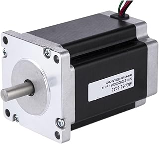 DC Worm Gear Motor 24 Stepper Motor 60mm 2 Phase 3N.m 5A Stepper Motor 4-lead Cable For 3D Printer CNC Engraving Milling Machine for DIY Mini Geared Motor