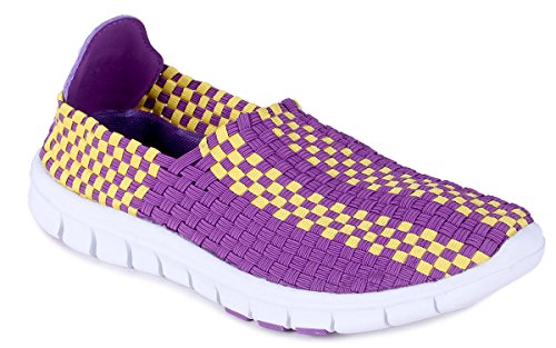Comfy Feet NCAA Woven Colors Comfy Slip On Shoes