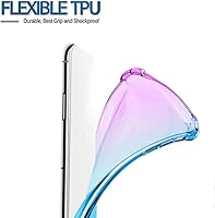 Vista 5 de Funda para Huawei Y9 2019, Enjoy 9 Plus JKM-LX1 Case, Crystal Clear Case Gradient Slim Anti Scratch TPU a prueba de golpes Funda protectora