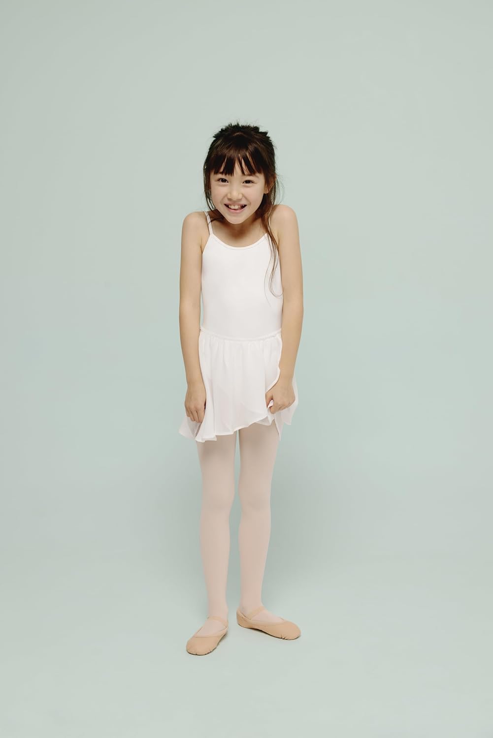 Camisole Leotard Outfit with Leotard, Skirt, Tights for Toddlers/Little Girls/Young Girls - Image 4