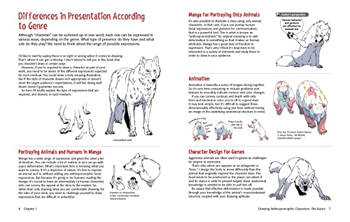 A Guide to Drawing Manga Fantasy Furries: And Other Anthropomorphic Creatures (Over 700 Illustration