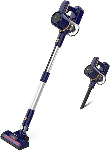 POWEART Cordless Vacuum Cleaner, 6 in 1 Multifunction Cordless Stick Vacuum, 2200mAh Vacuum Cleaner Rechargeable, Lightweight Vacuum Cleaner