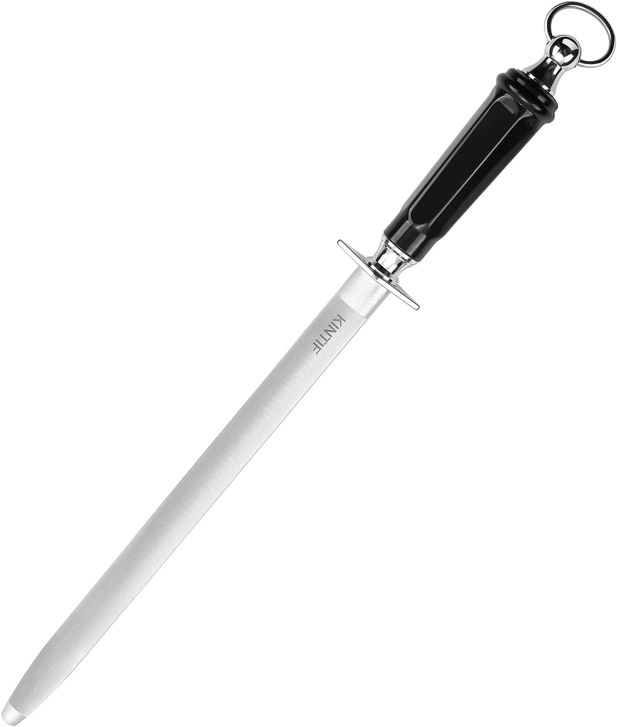 Honing Steel Professional Knife Sharpeners,10 inch Sharpening Steel Honing Rod,High Carbon Sharpening Rod, Fine Lines, High hardness,Wear Resistant, knife sharpening