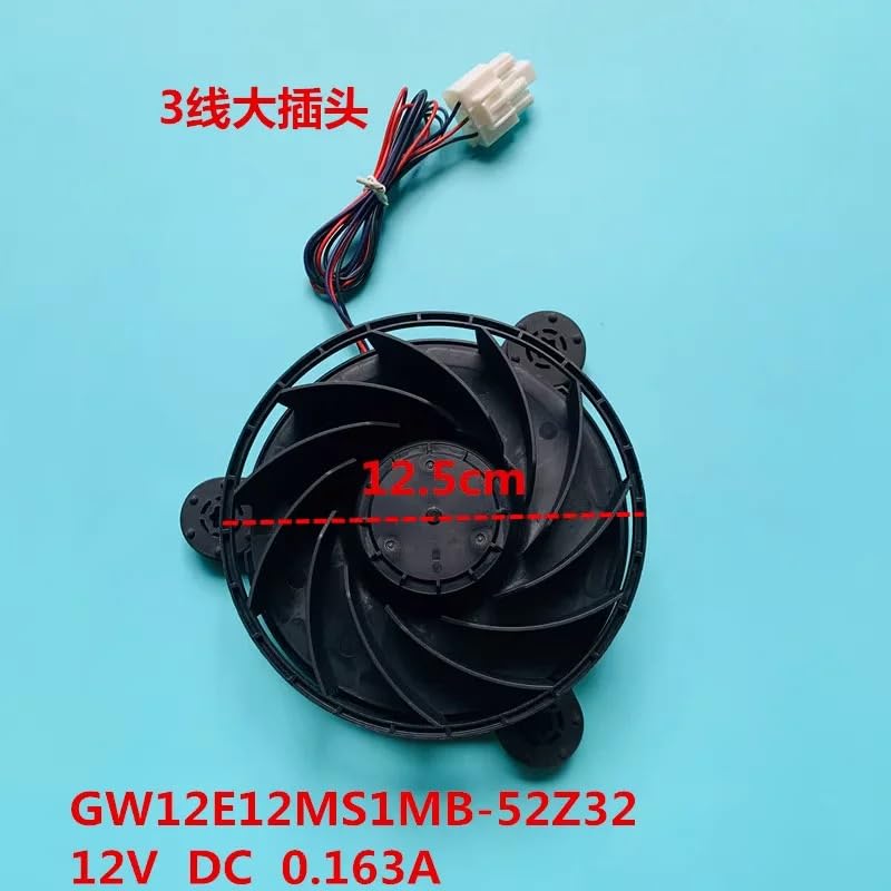Ventilador de refrigeración del refrigerador GW12E12MS1MB-52Z32 12V DC 0.163A