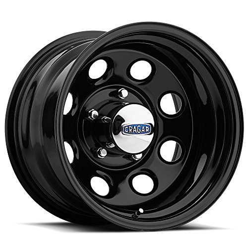 CRAGAR 397 Soft 8 15X8 5X127 Offset -13 Gloss Black Powdercoated (Quantity of 1)
