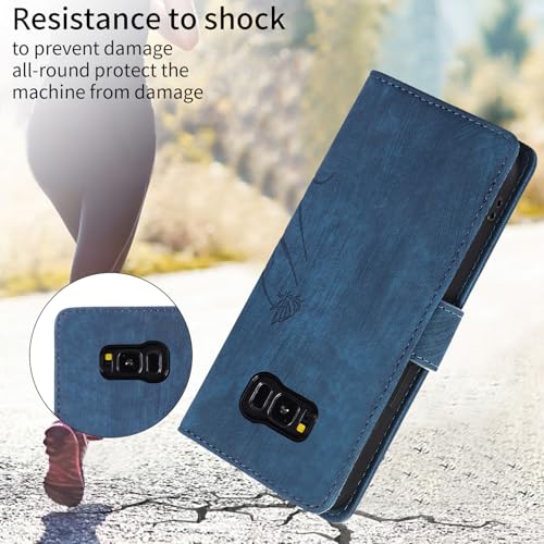 Coque Samsung S9 Plus bleu YM004 étui de protection arrière - 5