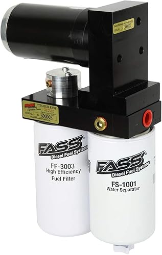 FASS TS D08 165G Titanium Signature Series 165G Sistema de combustible diésel compatible con Dodge 5.9L Cummins 1998.5-2004.5